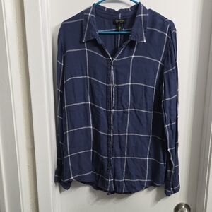 Jessica Simpson Blue Plaid Shirt*ONLY BUNDLED*